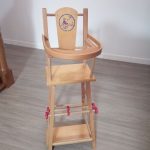 chaise haute poupee