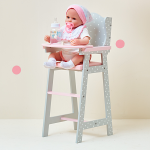 chaise haute poupee